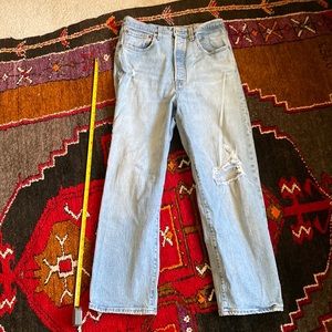 Levi’s Ribcage Straight Light Wash Size 30